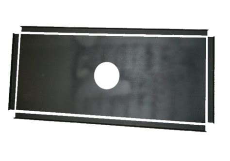 fabricating metal fireplace register closure plate|register plate for chimney.